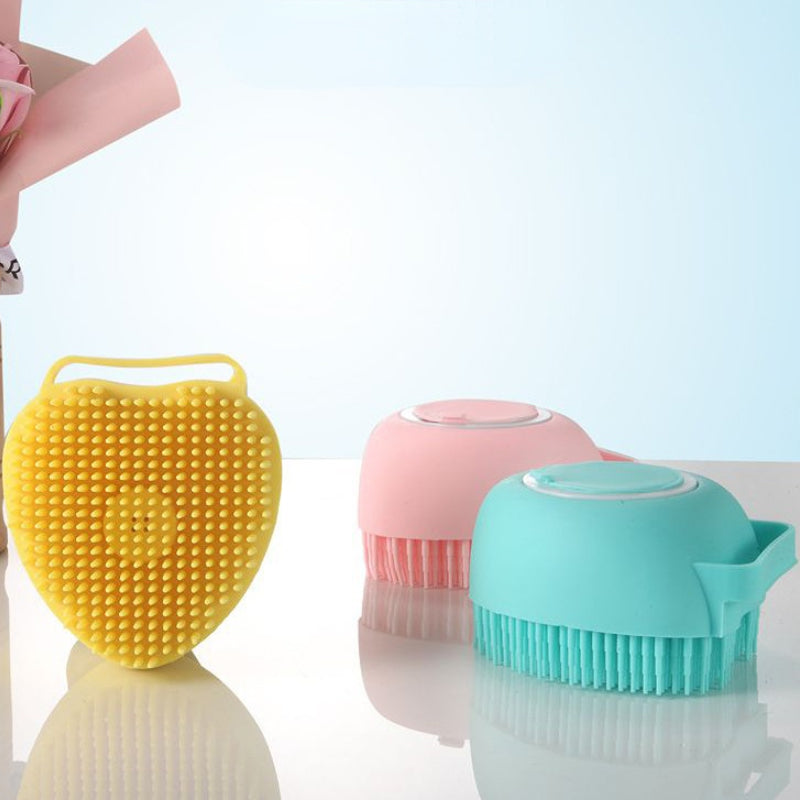 Silicone Bath Brush for Dogs and Cats Grooming Tool